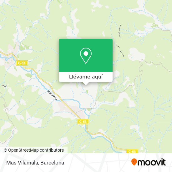 Mapa Mas Vilamala