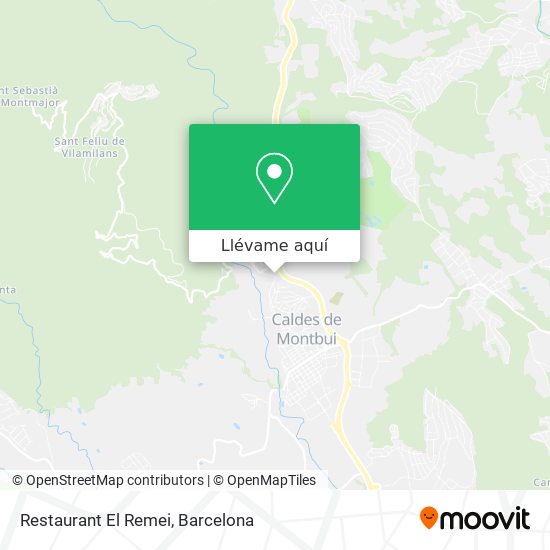 Mapa Restaurant El Remei