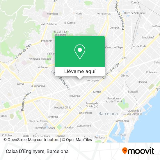 Mapa Caixa D'Enginyers