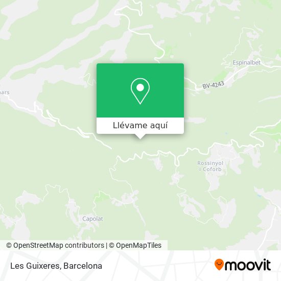 Mapa Les Guixeres