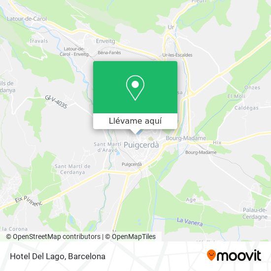 Mapa Hotel Del Lago