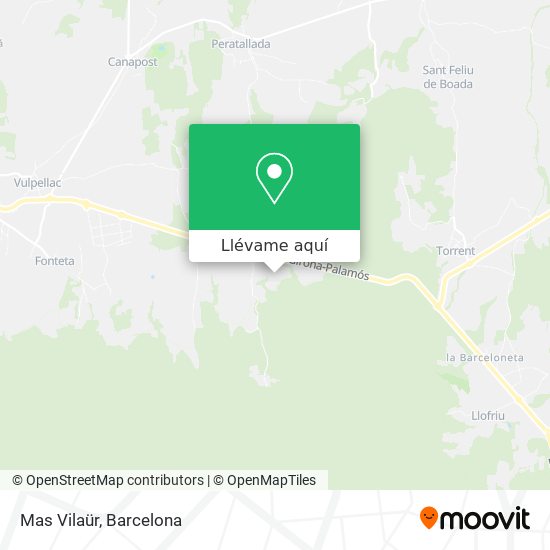Mapa Mas Vilaür