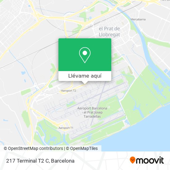 Mapa 217 Terminal T2 C