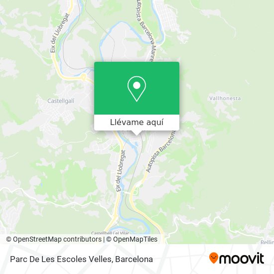 Mapa Parc De Les Escoles Velles