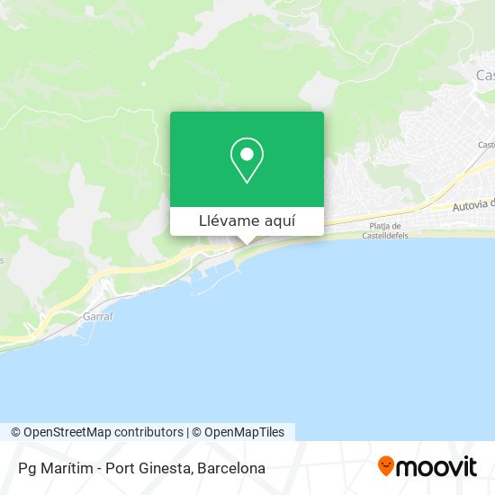 Mapa Pg Marítim - Port Ginesta