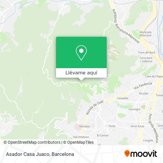 Mapa Asador Casa Juaco