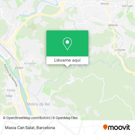 Mapa Masia Can Salat