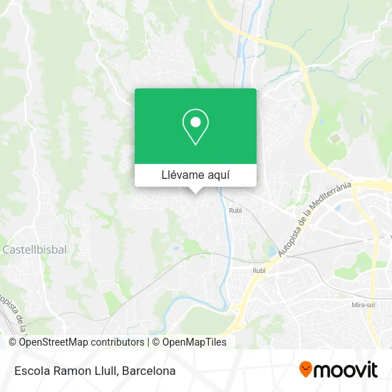 Mapa Escola Ramon Llull