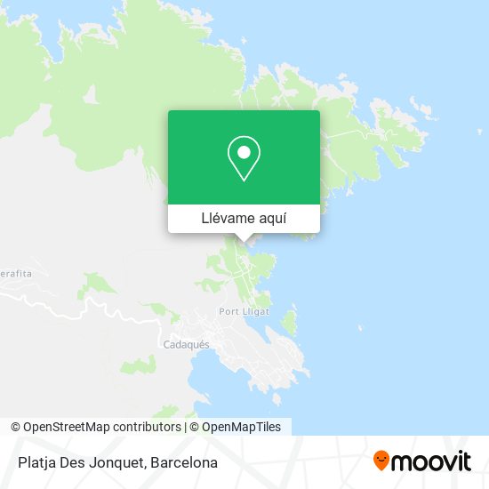 Mapa Platja Des Jonquet