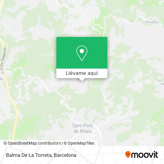 Mapa Balma De La Torreta