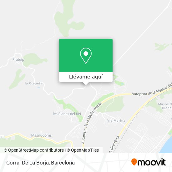 Mapa Corral De La Borja