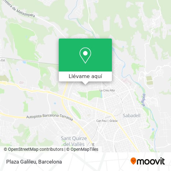 Mapa Plaza Galileu