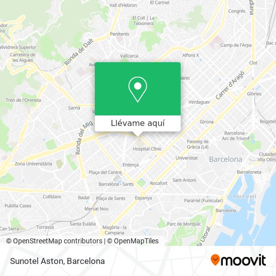 Mapa Sunotel Aston