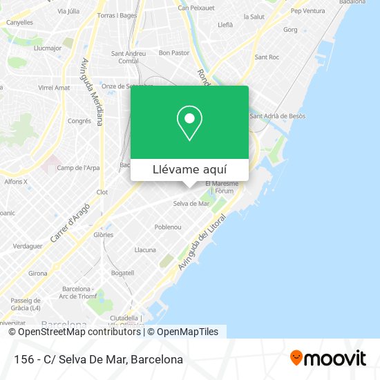 Mapa 156 - C/ Selva De Mar