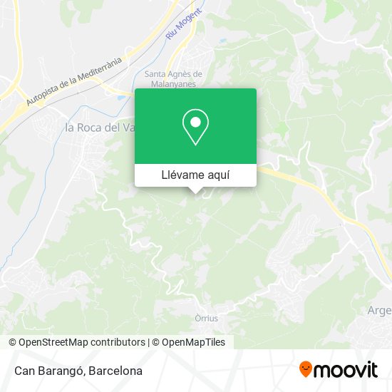 Mapa Can Barangó