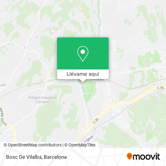 Mapa Bosc De Vilalba