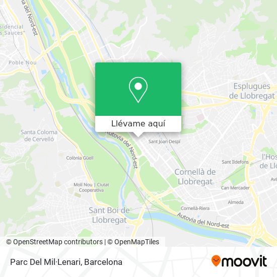 Mapa Parc Del Mil·Lenari