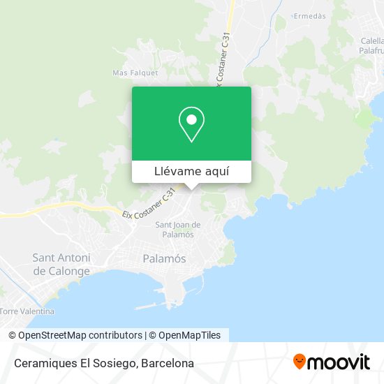 Mapa Ceramiques El Sosiego