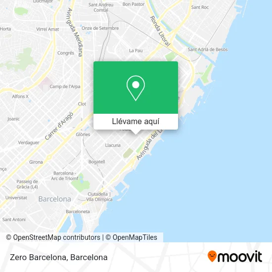 Mapa Zero Barcelona