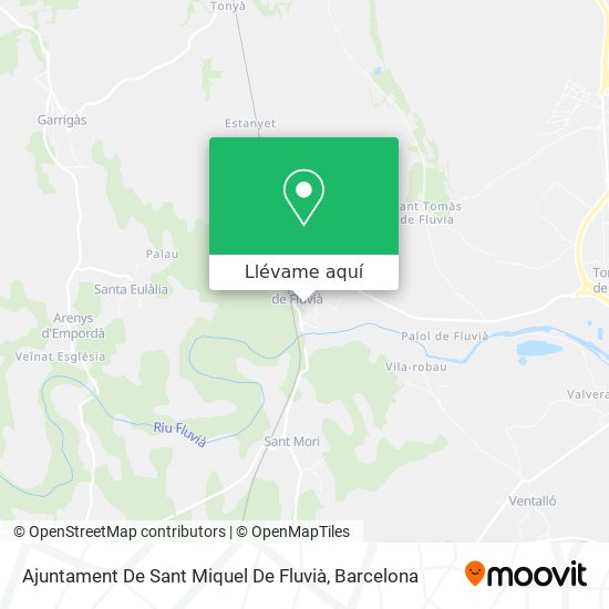 Mapa Ajuntament De Sant Miquel De Fluvià