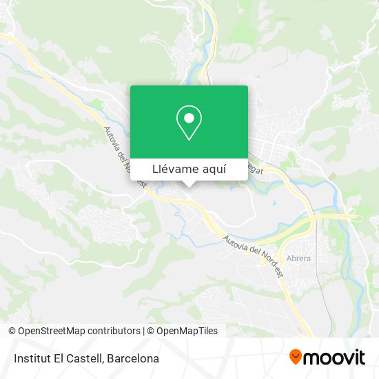 Mapa Institut El Castell
