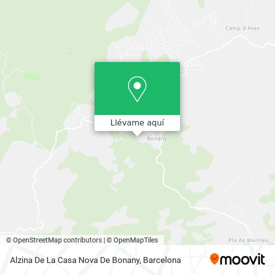 Mapa Alzina De La Casa Nova De Bonany