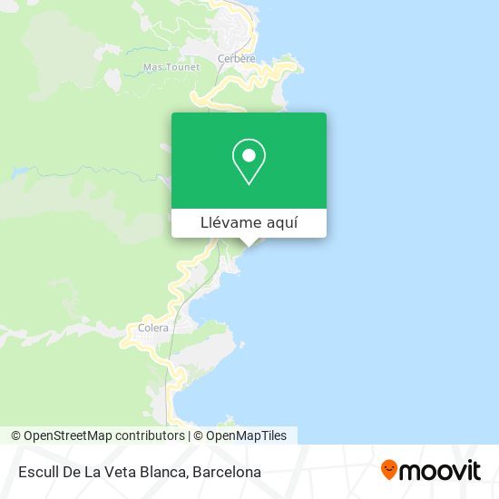 Mapa Escull De La Veta Blanca