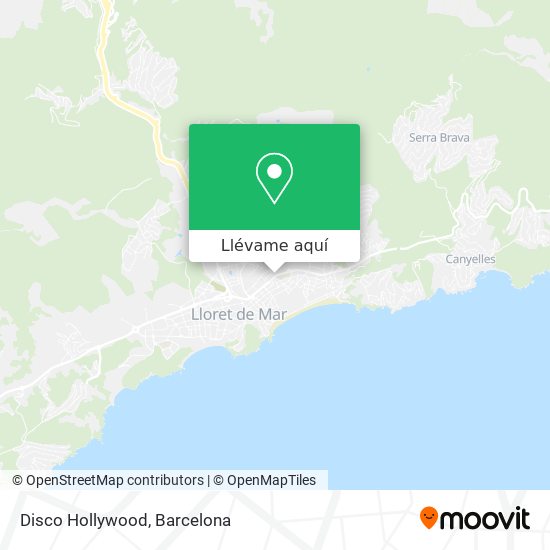 Mapa Disco Hollywood