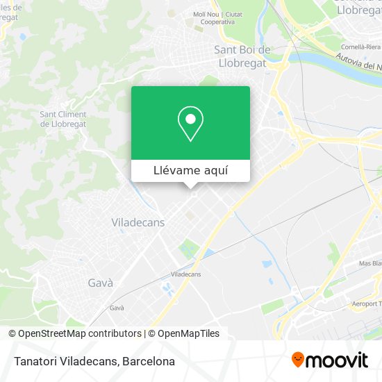 Mapa Tanatori Viladecans