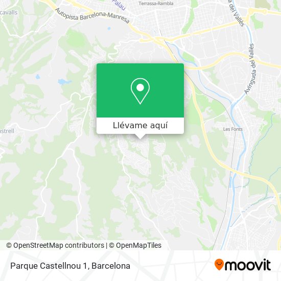Mapa Parque Castellnou 1