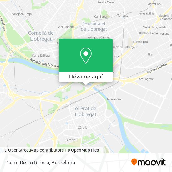Mapa Camí De La Ribera