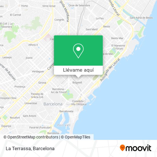 Mapa La Terrassa