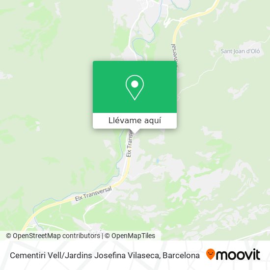 Mapa Cementiri Vell / Jardins Josefina Vilaseca