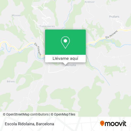 Mapa Escola Ridolaina