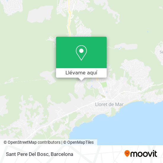 Mapa Sant Pere Del Bosc