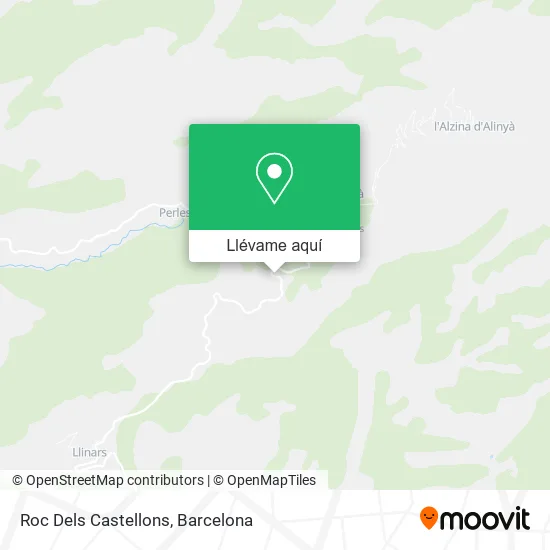 Mapa Roc Dels Castellons