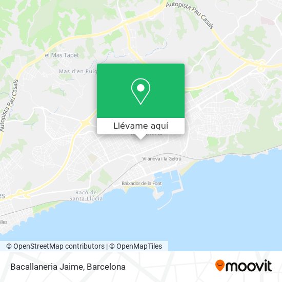 Mapa Bacallaneria Jaime