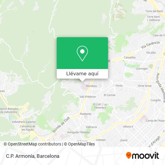 Mapa C.P. Armonía