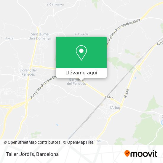 Mapa Taller Jordi's