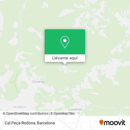 Mapa Cal Peça-Rodona