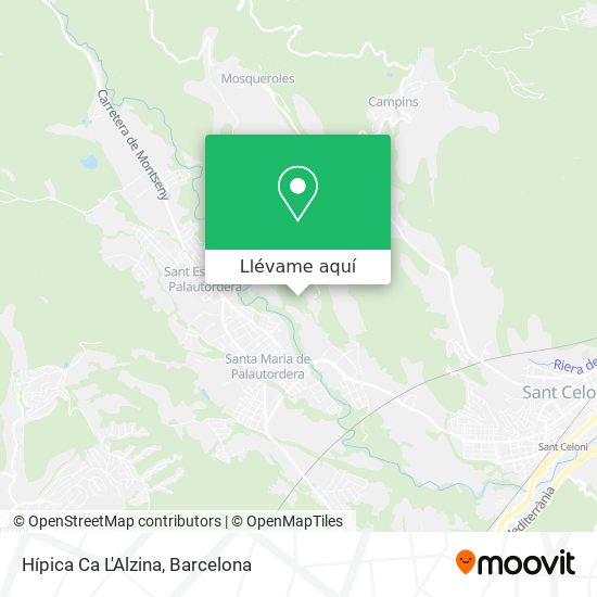 Mapa Hípica Ca L'Alzina