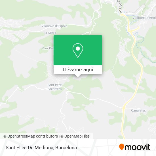 Mapa Sant Elies De Mediona