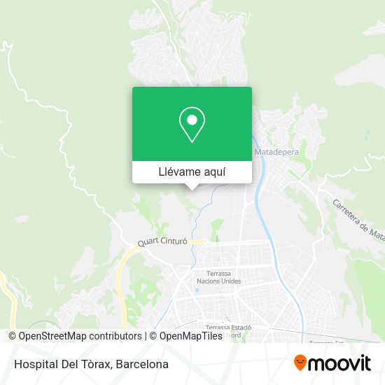 Mapa Hospital Del Tòrax