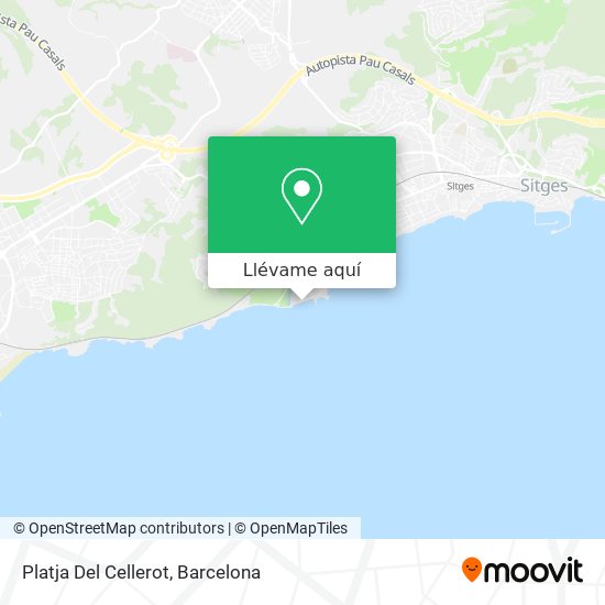 Mapa Platja Del Cellerot