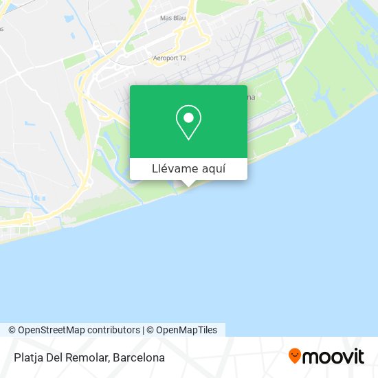 Mapa Platja Del Remolar