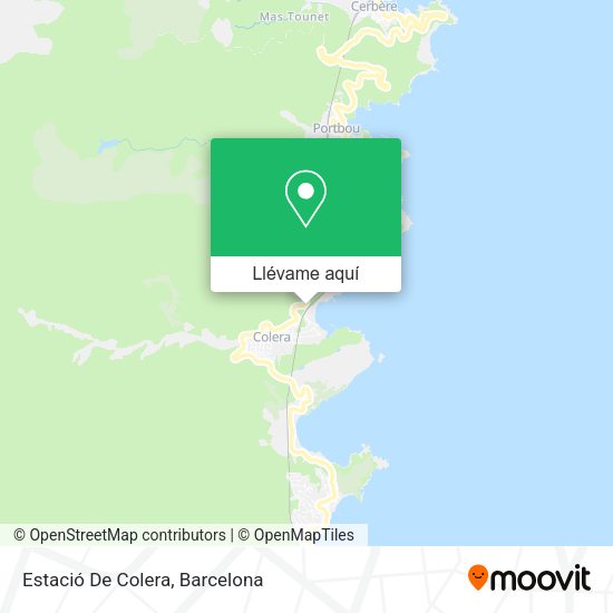 Mapa Estació De Colera