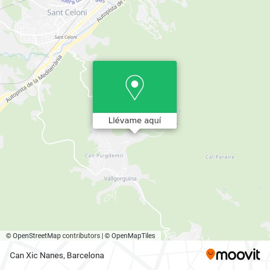 Mapa Can Xic Nanes