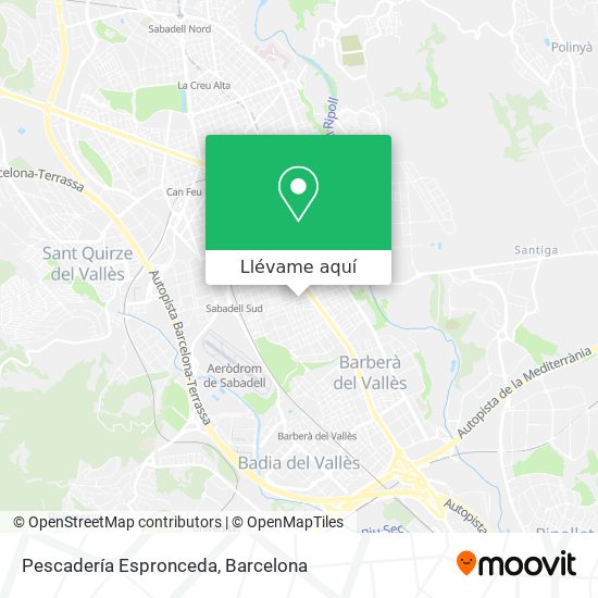 Mapa Pescadería Espronceda