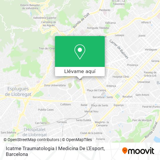 Mapa Icatme Traumatologia I Medicina De L'Esport