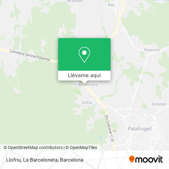 Mapa Llofriu, La Barceloneta